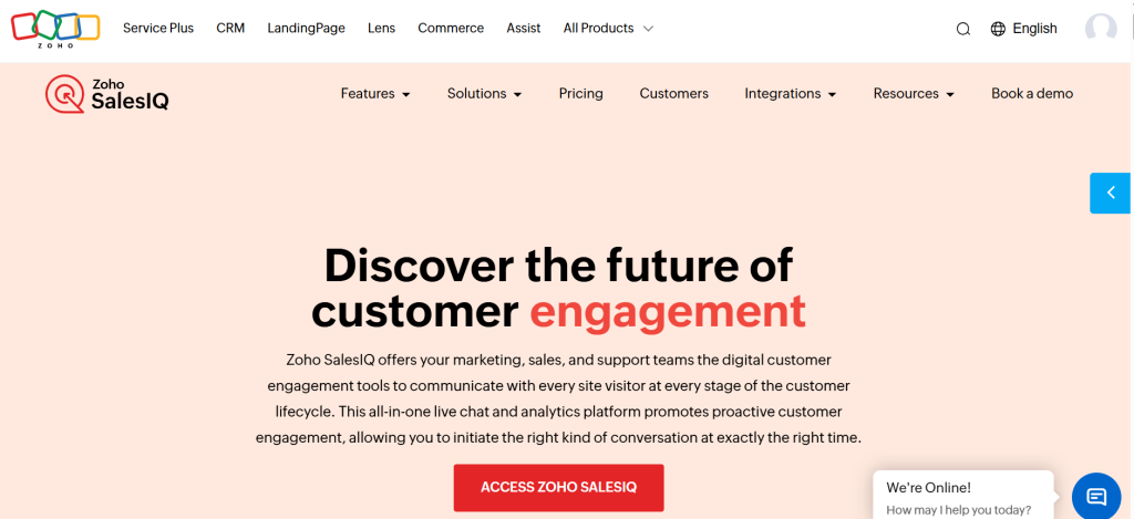 Zoho SalesIQ