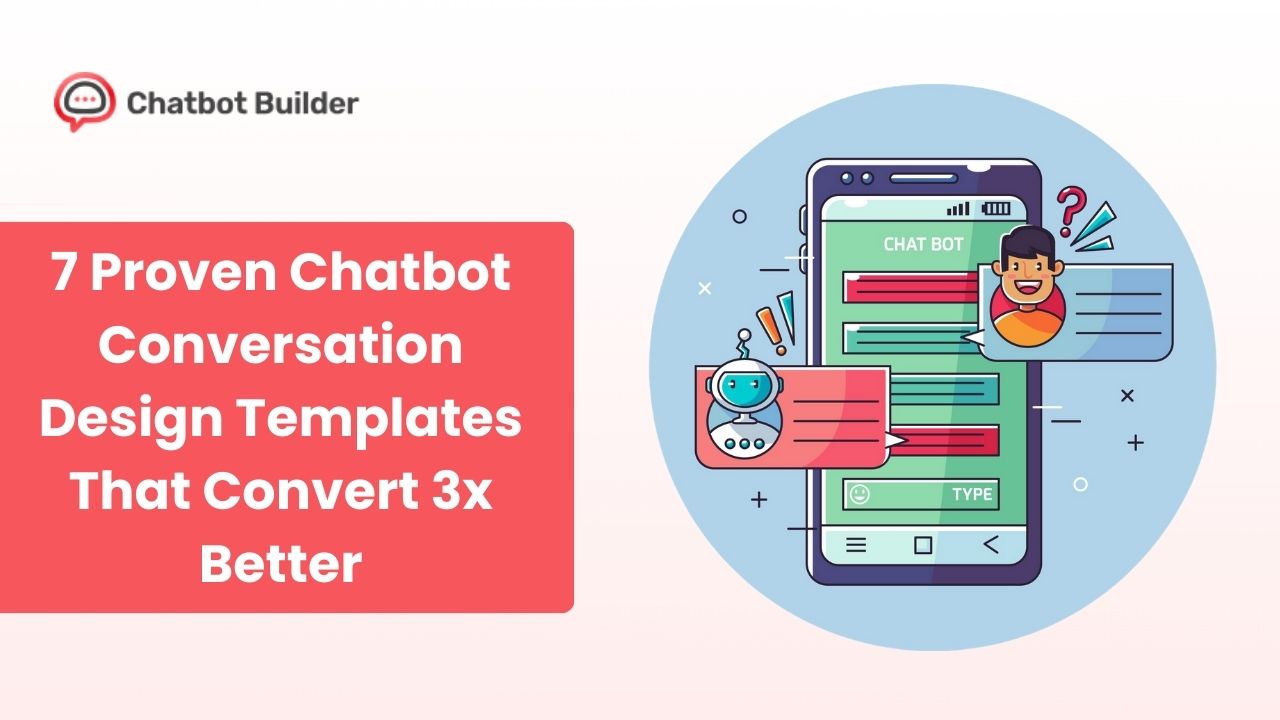 7 Proven Chatbot Conversation Design Templates That Convert 3x Better - Chatbotbuilder