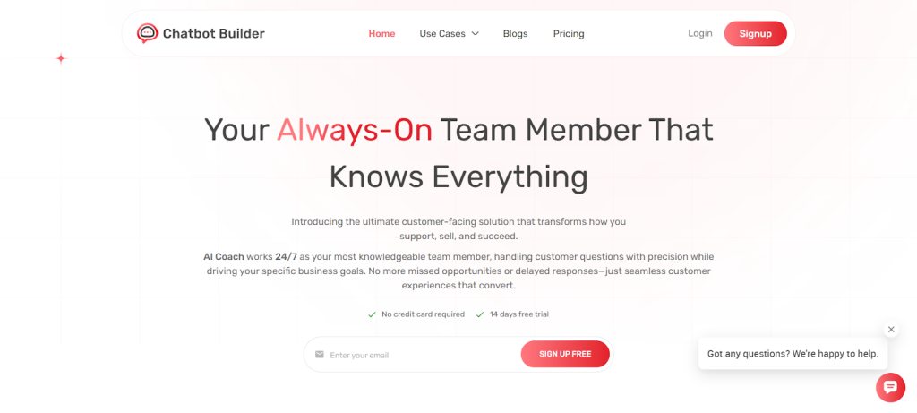free chatbot builder